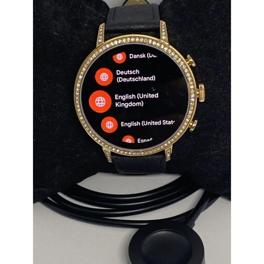 Fossil Gen 4 Authentic Digital Dial Smart Watch Custom Band FTW6030 AB173